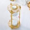 Hourglass Timer 15 Minutes Wedding Birthday Gift Creative Table Clock Metal Retro Sand Clock Home Decoration Accessories