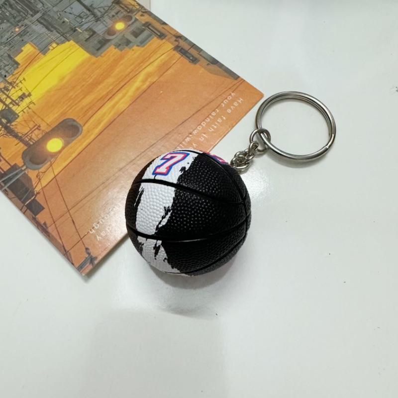 Curry Basketball Keychain Car Key Ring Star Fan Key Chain Ball Bag for Men Boy Car Keyring Lover Trinket Gifts Toys Accessories