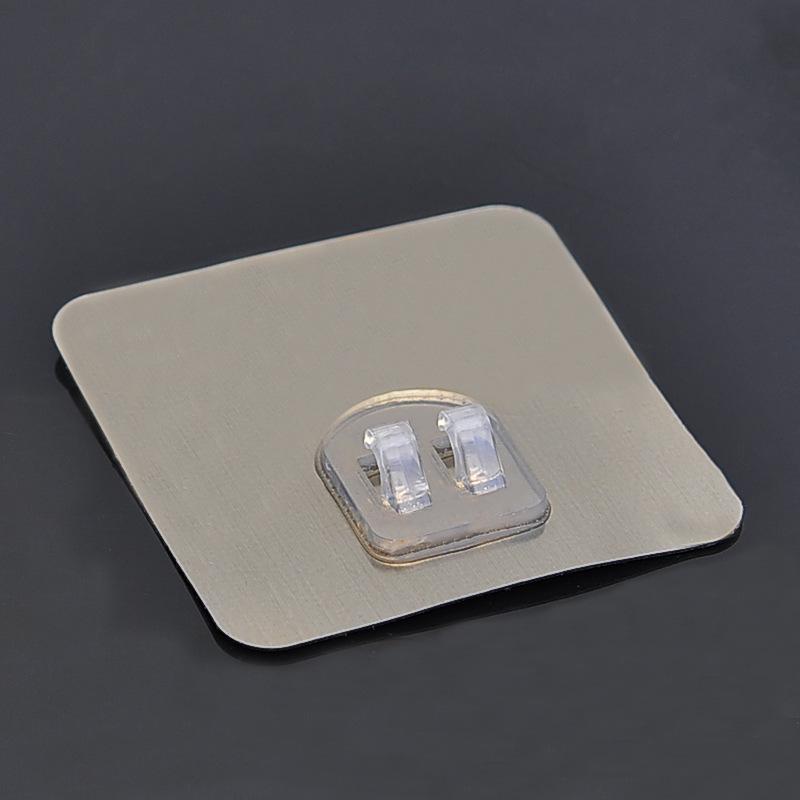 Waterproof Strong Adhesive Hook Shelf Sticker for Bathroom Kitchen Wall Shelf Rack Sticking Screw Hanger