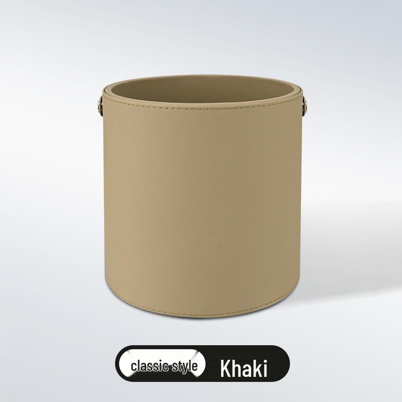 

Leather Multifunctional Car Trash Can & Storage Bucket
