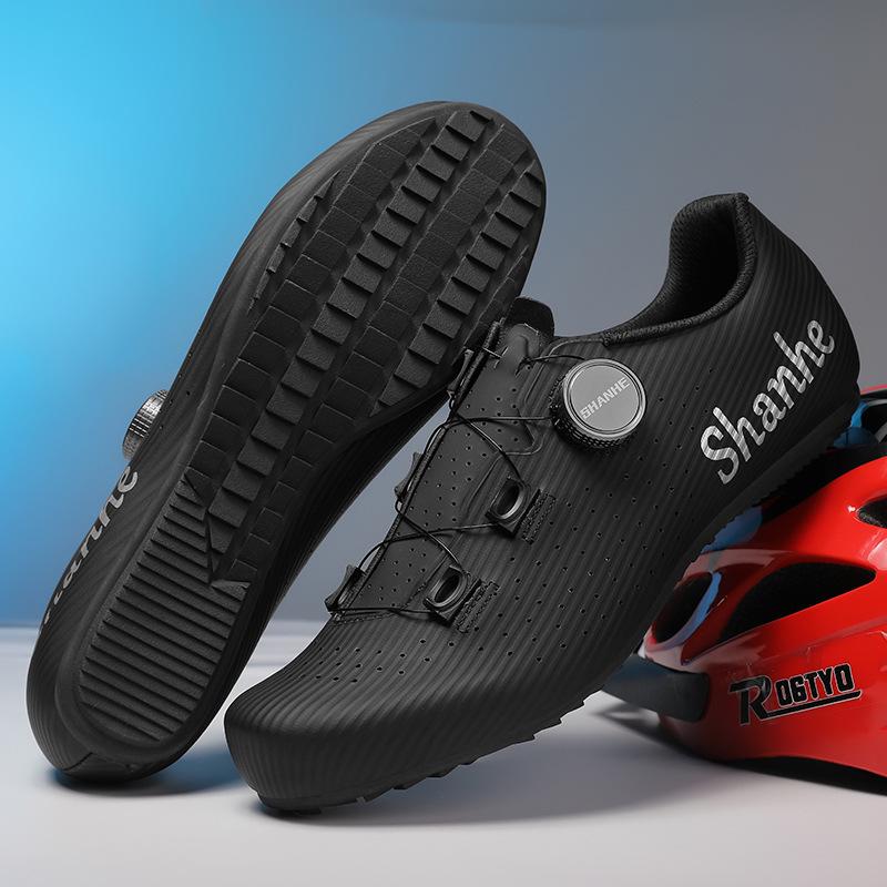 Shanhe Professional Unlocked Cycling Shoes - Lightweight, Hardened Sole, for Road & Mountain Biking, Men & Women 41