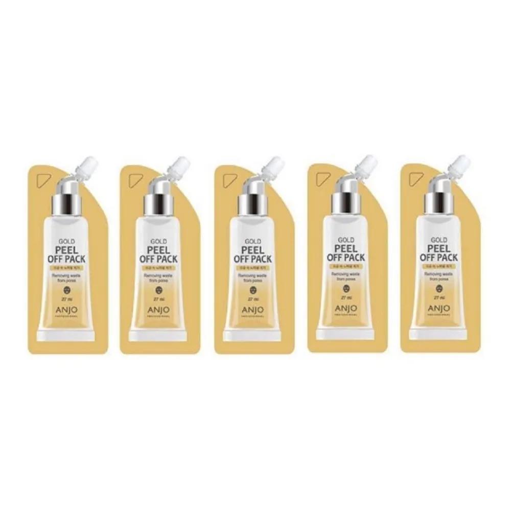 [ANJO] 24K Gold Sebum-Removing Blackhead Nose Pack (27g) 5 Packs