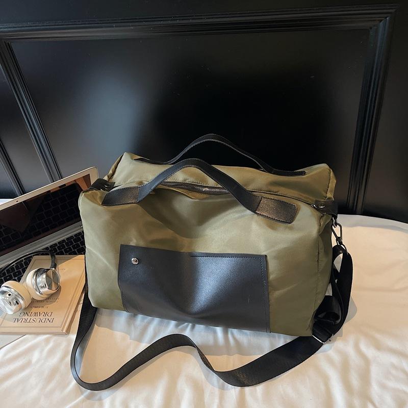 Large capacity canvas bag women's bag new popular fashion class commuter shoulder bag travel bag