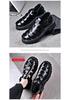 Men's Retro Leather Slip-On Sandals - Cool, Breathable, Lightweight Shoes with Thick Sole & Buckle