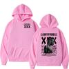 Rapper Xxxtentacion Album  Hoodie Men'S Gothic Punk Hip Hop Pullover Sweatshirt Retro Oversized Fleece Hooded Streetwear