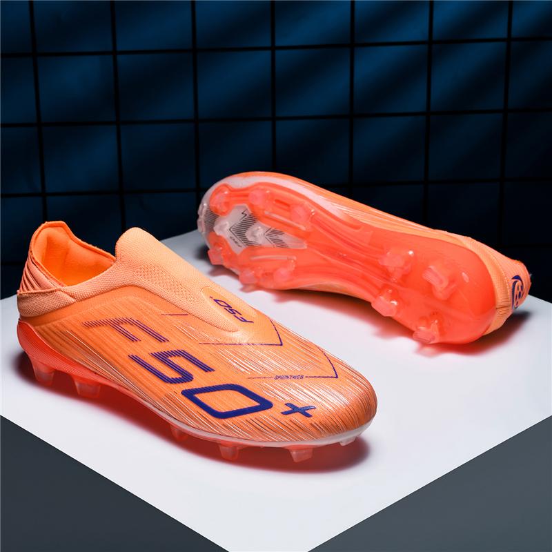 Mens Soccer Shoes Plush Comfort Turf Football Boots Fg Athletic Shoes Grass Cleats Futsal Ultralight Fg Non Slip Indoor Adult Anti-Skid