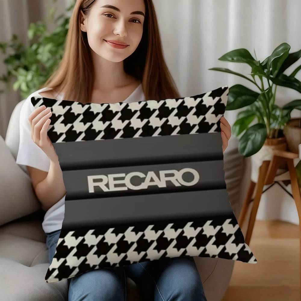 Classic R-Recaros Pillow Case Plush Fabric Soft Pillowcase Double Sided Print Cushion Cover Household Gifts