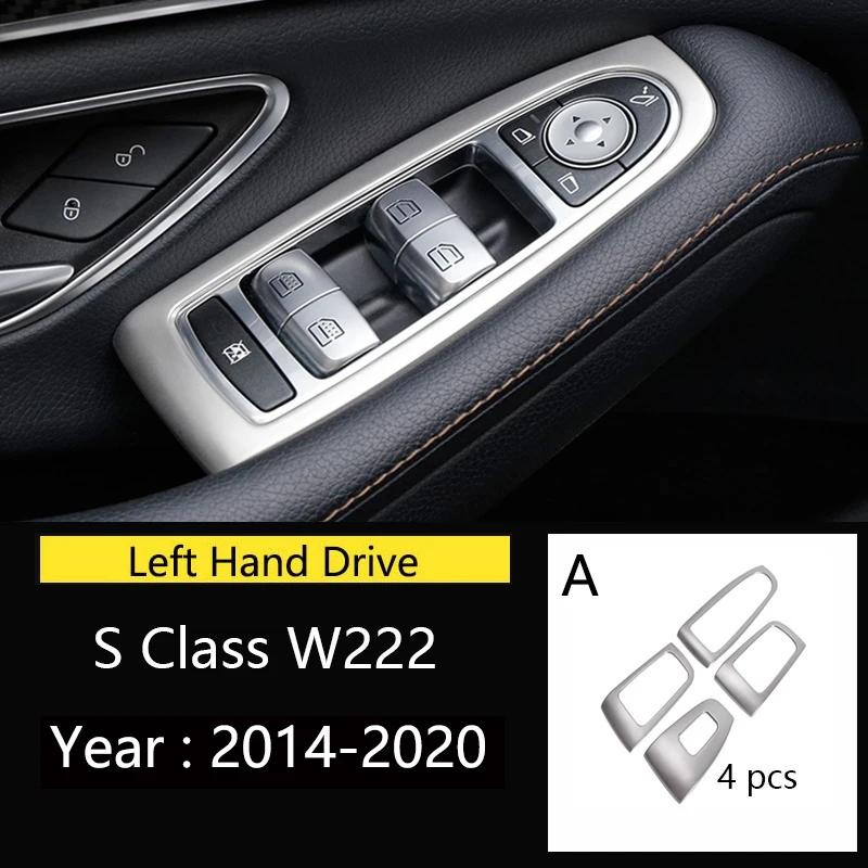 For Mercedes Benz S Class W222 S320 S450 Auto Accessories Car-styling Dashboard Air Conditioning Vent Outlet Cover TrimSticker