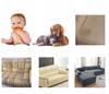 Cover For Sofa Bed 190-210Cm Cream Velour