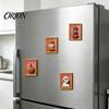 Holiday Decoration Magnet Halloween Pumpkin Frame Refrigerator Magnet, Vintage Ghost Fridge Whiteboard Decorative for Party Spooky Magnets