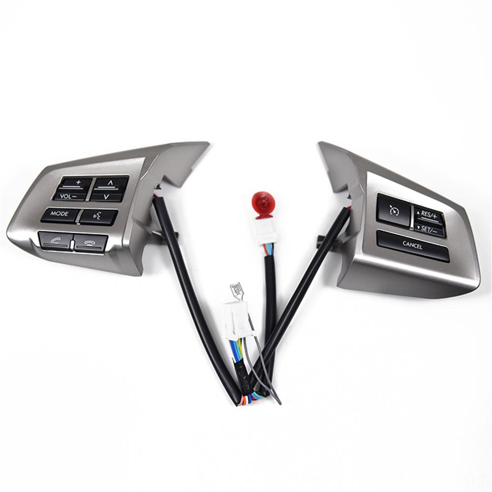 Steering Wheel Switch Silver+Black 83154Aj180 Fit For Subaru Legacy 2012 - 2014