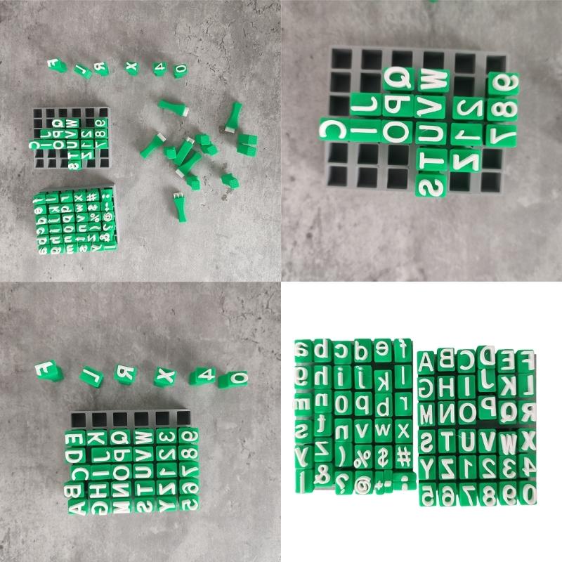 Letter Stamper Plastic Letter Stamper with Storage Case Early Learning Tool for Toddler Art Craft Scrapbooking