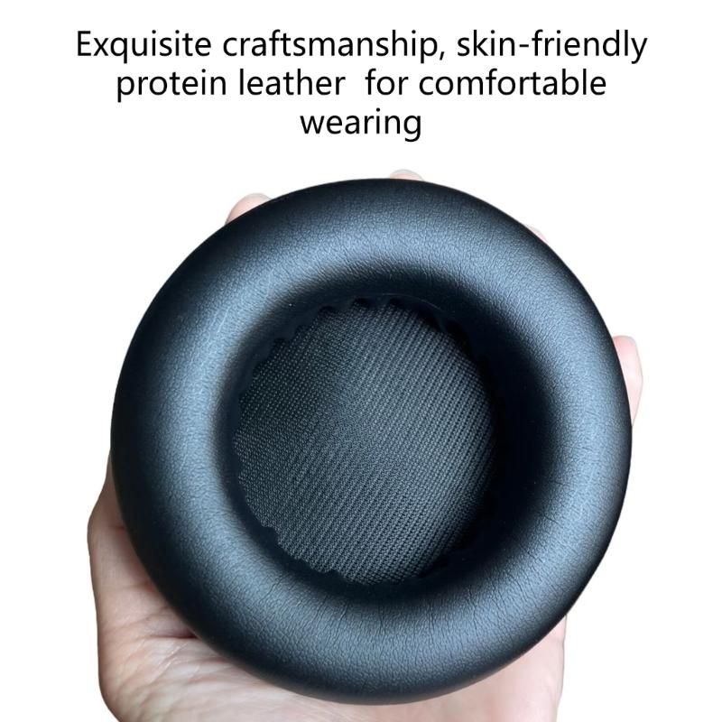 1Pair Ear Pad Replacement Protein Leather Earpads Ear Cushions Sponges Cover Earmuffs For MMX200 MMX100 MMX150 Headphones