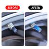 4Pcs Matt Car Wheel Tire Valve Caps for Toyota RAV4 Corolla Camry Frontier Supra C-HR Hilux Tacoma PradoCorolla CHR Accessories