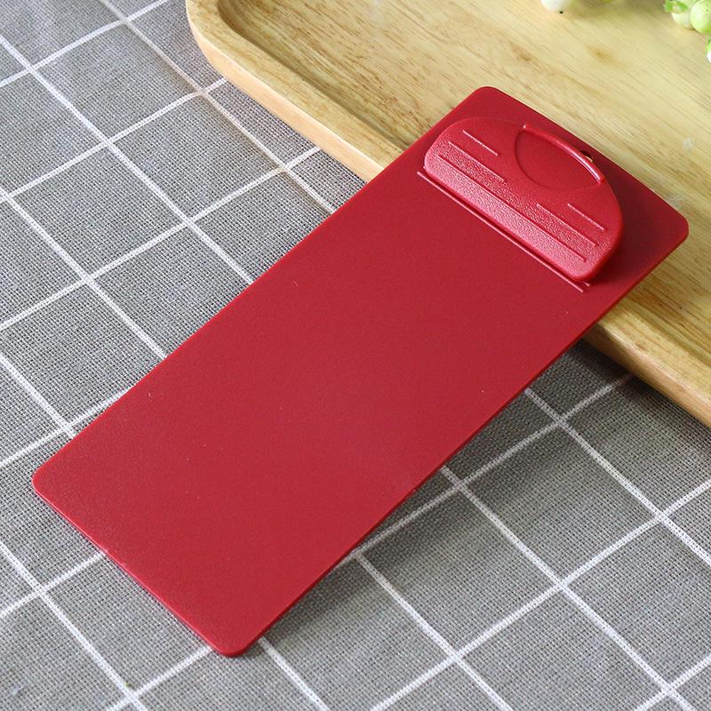 Plastic Menu Holder & Writing Mat with Bill Clip