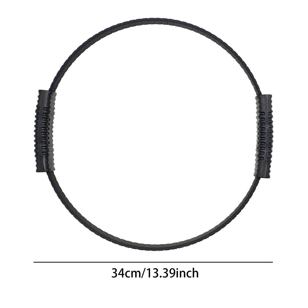

Women Pilates Ring Double-Grip Anti-Slip Pilates Fitness Circle For Women For Home Gym Dorm Apartment Workout Beginners чорний