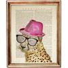 Vintage Funny Animals In Newspaper Art Poster Canvas Painting Puppy Pet Cat Horse Wall Art Pictures Gift Home Decor