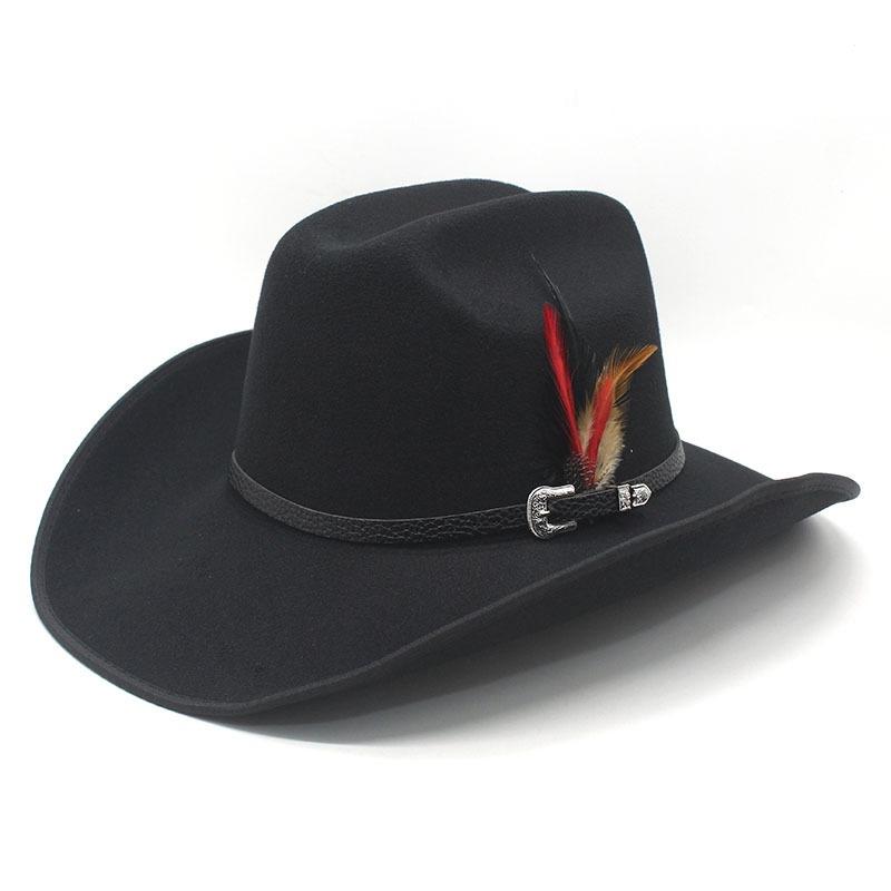 Herbst Winter Herren S Western Cowboyhut Ein Gipfel Oberseite Kamelhut