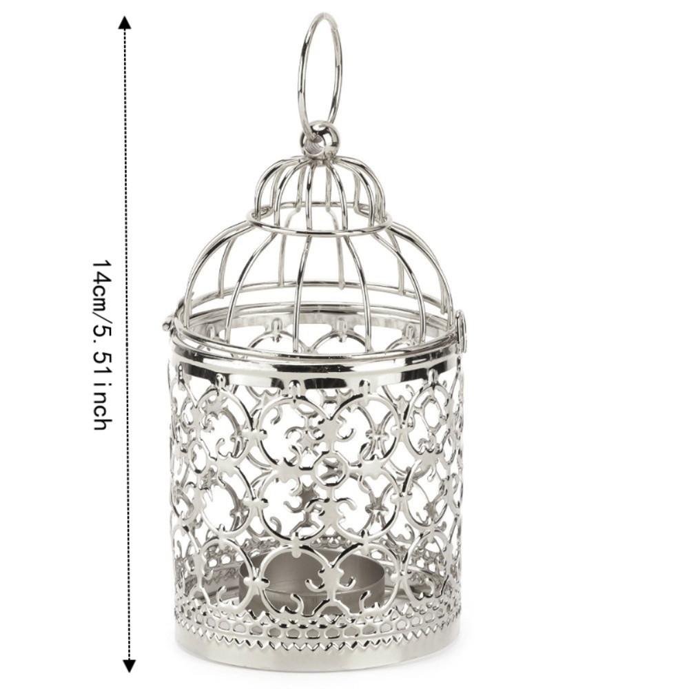 Hollow Out Birdcage Candle Holder Iron Birdcage Candlestick Decorations Home Decoration