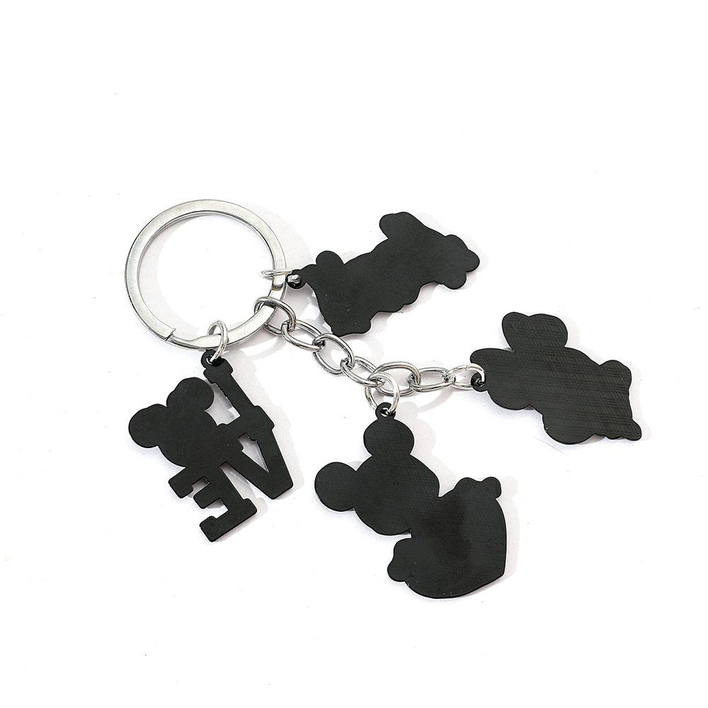 Disneys Adorable Minnie Mouse Heart shaped Pendant Keychain. Mickey s Romantic Charm Birthday Gift Travel Backpack Accessory