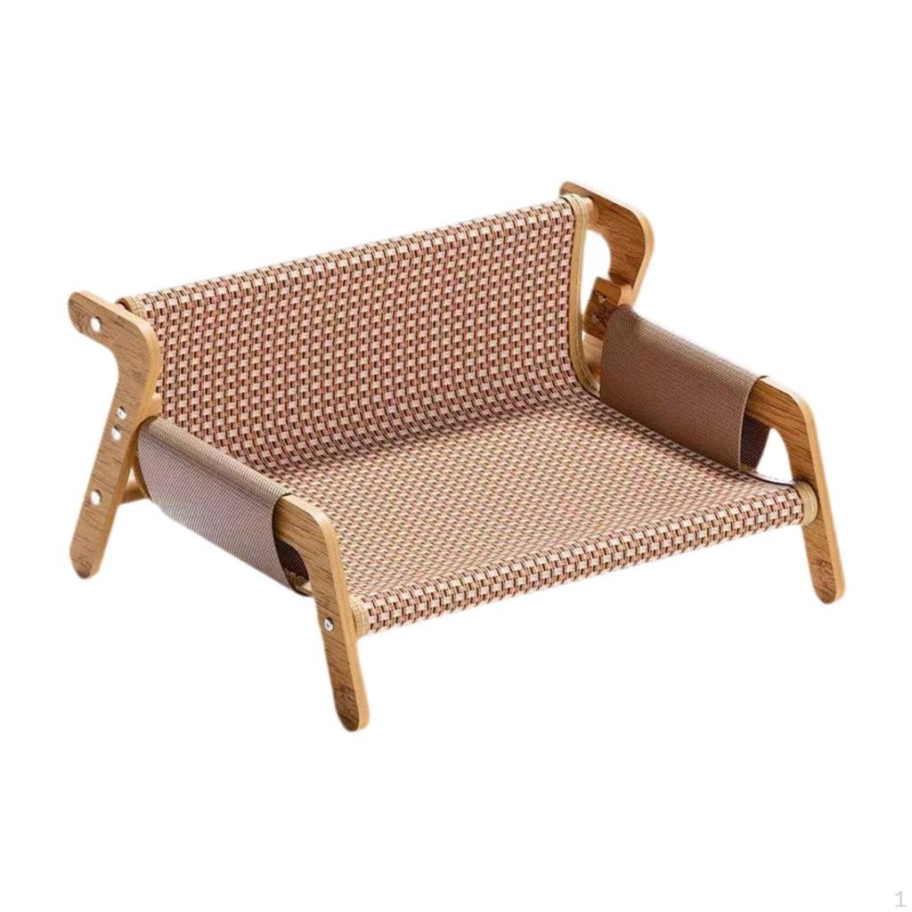 Cat Couch Bed Scratcher Nest for Indoor Cats Kitten Scratching Board Raised Lounge Chair