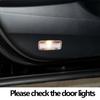 2Pcs Car Door Welcome Lights For Honda Accord 7 8th gen 2008 2009 2010 2011 2012 2013 2014 LED Signal Lamp Projector Accessories