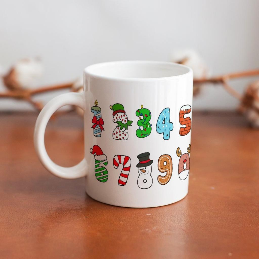 1 Stück 11oz Weiße Tasse mit doppelseitigem Druck Perfekt für Zuhause, Büro, Trinkzeit und eine ausgezeichnete Geschenkidee für Feiertage, Geburtstage und Veranstaltungen