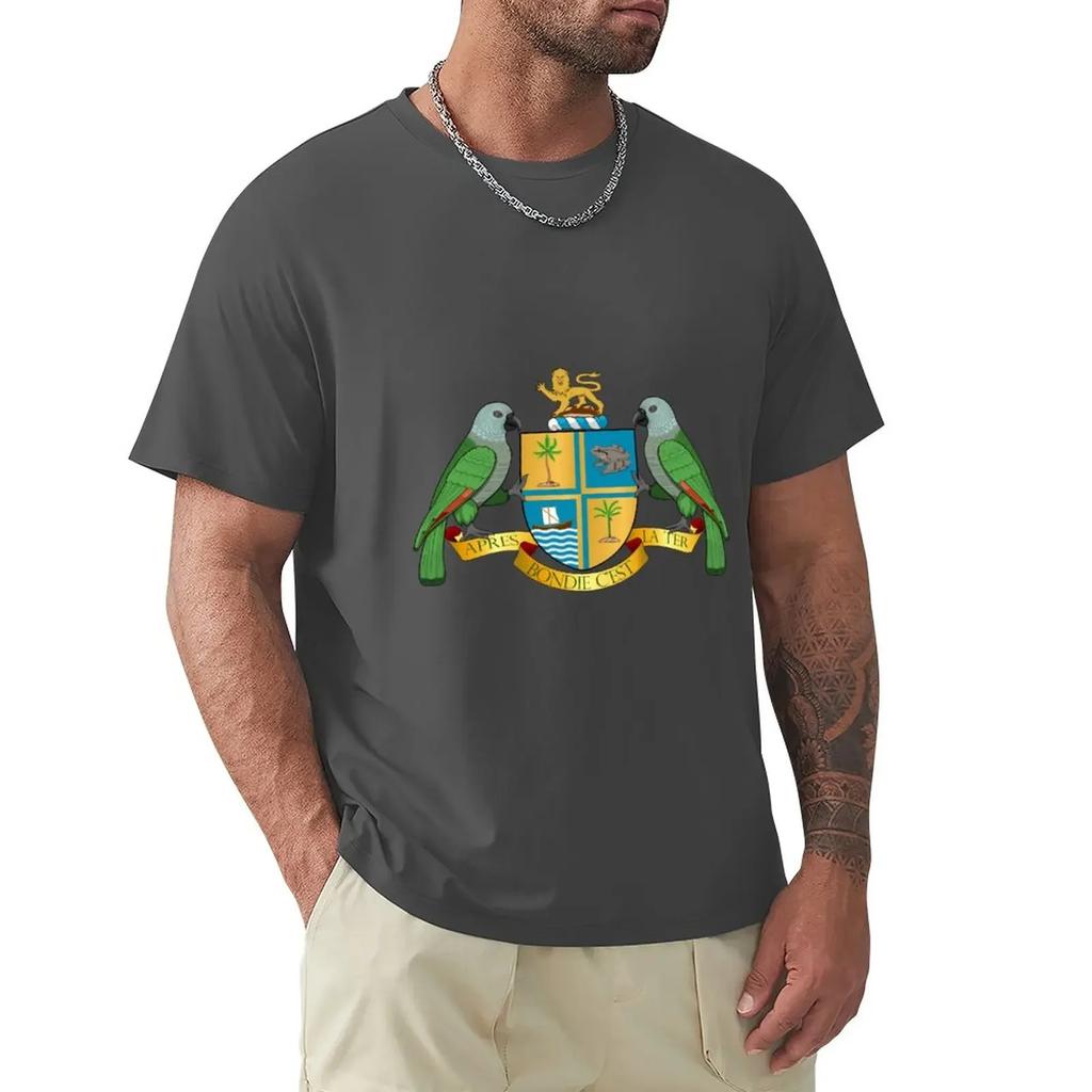 Coat of arms of Dominica T-Shirt boys animal print summer clothes T-shirt summer top customs t shirts
