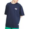 FILA T Shirts Unisex Marine Blue Crew Neck Moderate Straight Fit FE2RSF5106X-INA