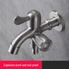 Lindong 304 Stainless Steel Dual Outlet Mop Sink Faucet