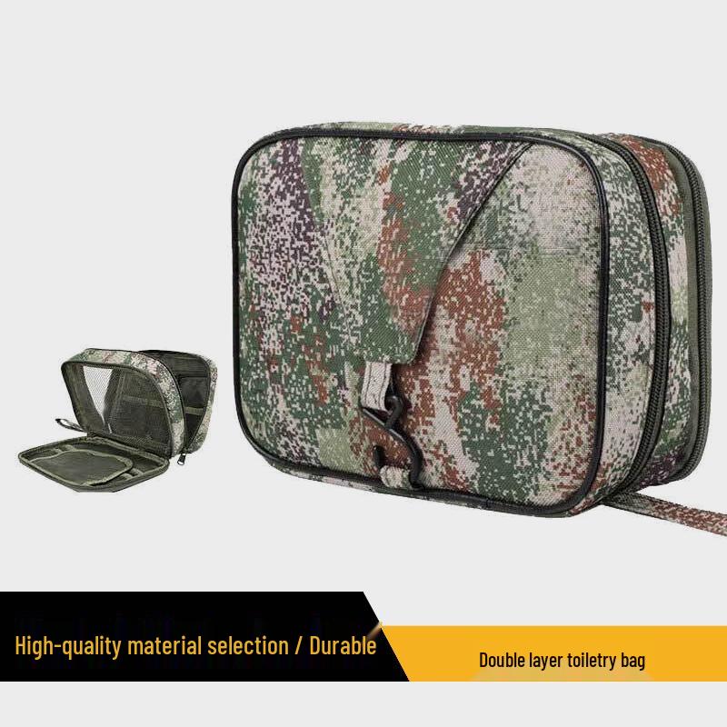 Portable Tactical Camouflage Toiletry & Storage Bag