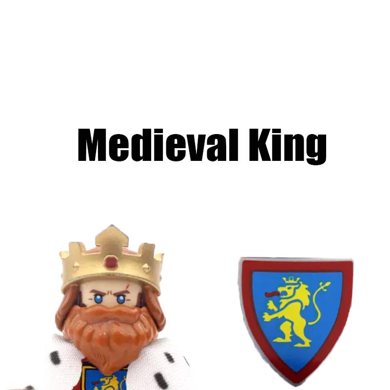 

MOC Средневековый Король Строительные Блоки Армия Замок Ворон Красный Лев Черный Орел Рыцарь Фигурки Солдат Мечи Щит Оружие Кирпичики Игрушки оранжевый