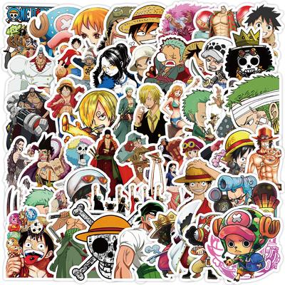 50 One Piece Graffiti Stickers Car Mobile Phone Suitcase Decoration Stickers Waterproof Creative Notebook Handbook Stickers