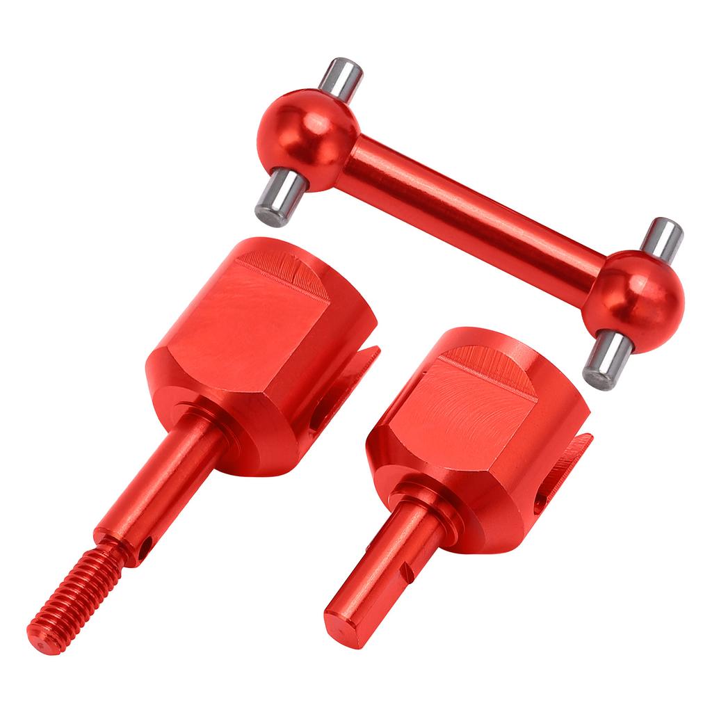 Front Axle Joint Aluminum Alloy Lightweight Joint Drive Shaft Set with Connector Cups for Tamiya
