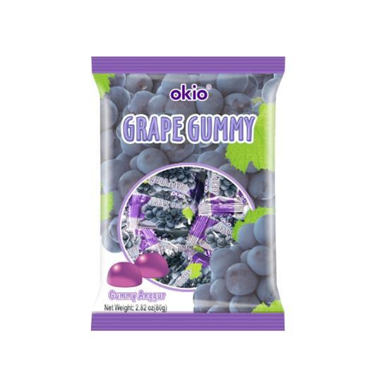 Виноградные жевательные конфеты Okio 80 г, корейские снеки