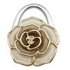 Gancio Pieghevole per Borsa Bicolore Rosa Degradé con Bordatura Dorata