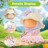 Cimoon Plush Clothes, Outfit Only, 15cm17cm Plush Doll Clothes, Cute Costume Dress-Up DIY Accessories, Doll Suit, Jumpsuit, Photo Path, Doll Clothes