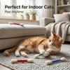 6PCS Felt Giant Swabs Cat Toy Soft Interactive Kick Stick Creative Kitten Toy  Cat Lovers