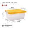 Lego Large Transparent Plastic Storage Box with Lid for Children's Toys & Organization