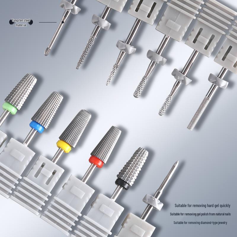 Tungsten Steel Nail Art Manicure Grinding Head for Cuticle and Nail Removal