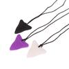 Denti di Squalo Baby Forma Dentiere Collana da Masticare in Silicone Per Autismo Mordersi Masticare Cura del Bambino Perline Senza BPA
