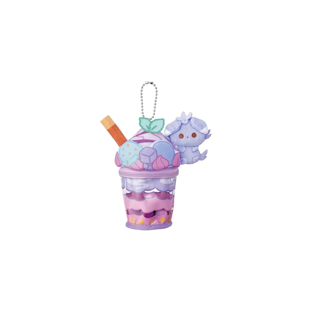 Takara Tomy Pokmon Pokepiece Nyasper Blueberry Parfait Plush Charm 10cm