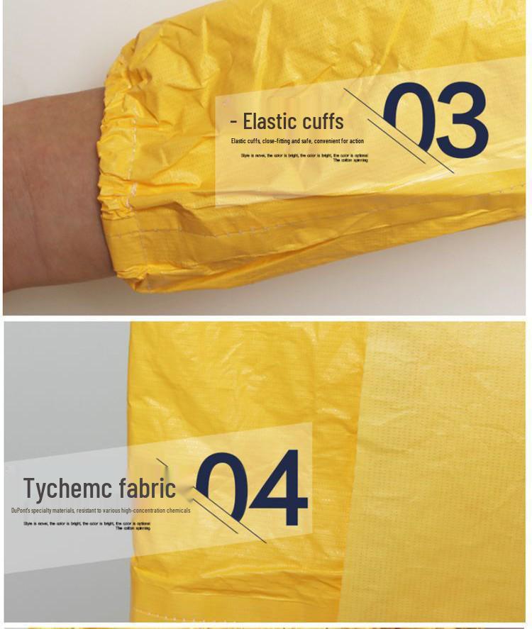 DuPont Tychem Level C Chemical Protective Suit - Acid, Alkali, Pesticide, Paint, and Toxic Dust Shield.
