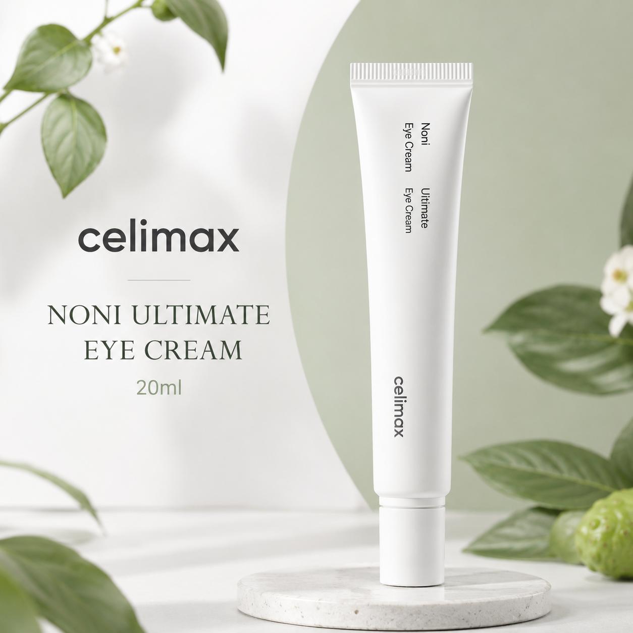 Celimax Noni Fruit Extract & Bakuchiol Eye Cream, Firming & Brightening Eye Care, 20ml