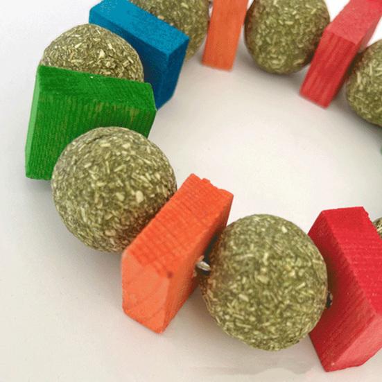 Přírodní ručně vyráběná hračka pro křečka Péče o zuby odolná proti žvýkání Králík s vůní trávy Morče Činčila Hračka pro domácí mazlíčky