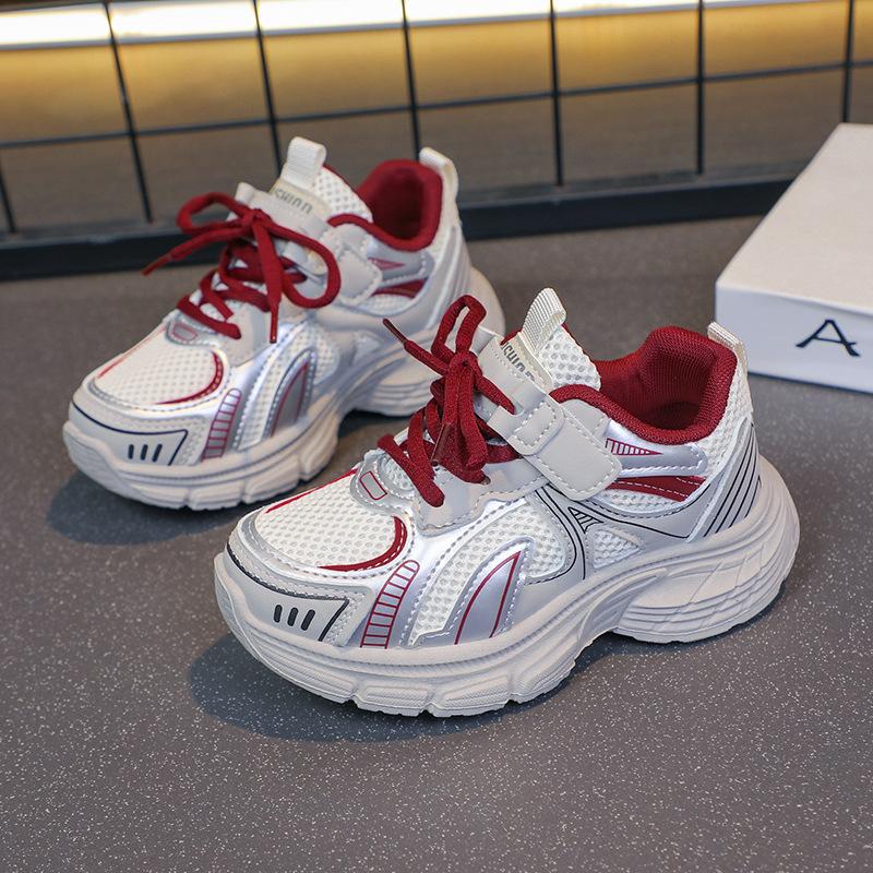 Classmates Boys Lightweight Girls Dad Shoes Spring New Versatile Running Shoes Fashion Korean Edition Breathable Sports 2025