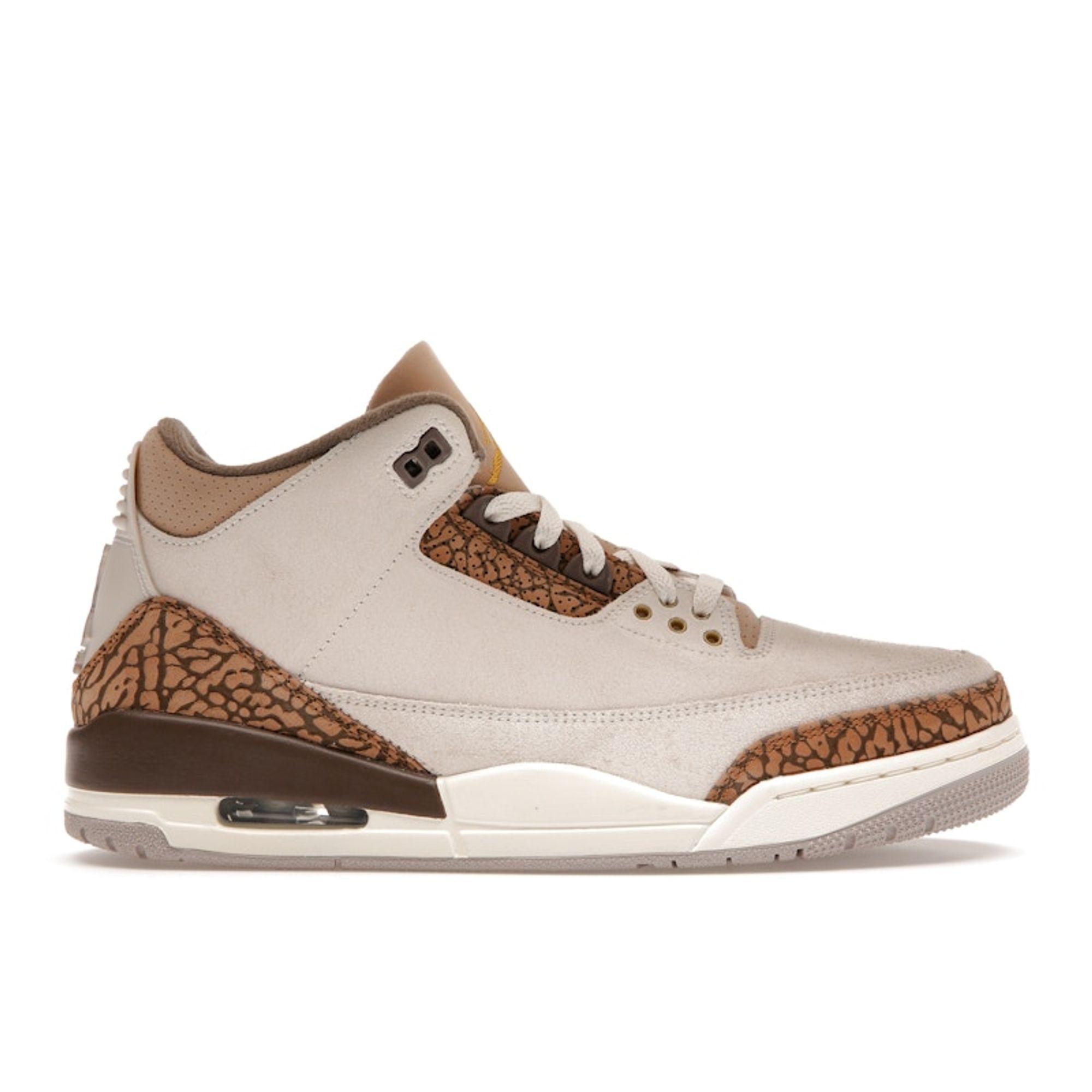 

Мужские кроссовки Air Jordan 3 Retro Palomino кремовый светло-коричневый металлик-золотой CT8532-102 41