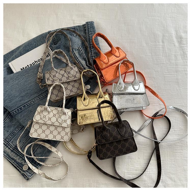 Chic Street Style Pu Shoulder Bag Trendy Small Square Bag For Women 2024 New