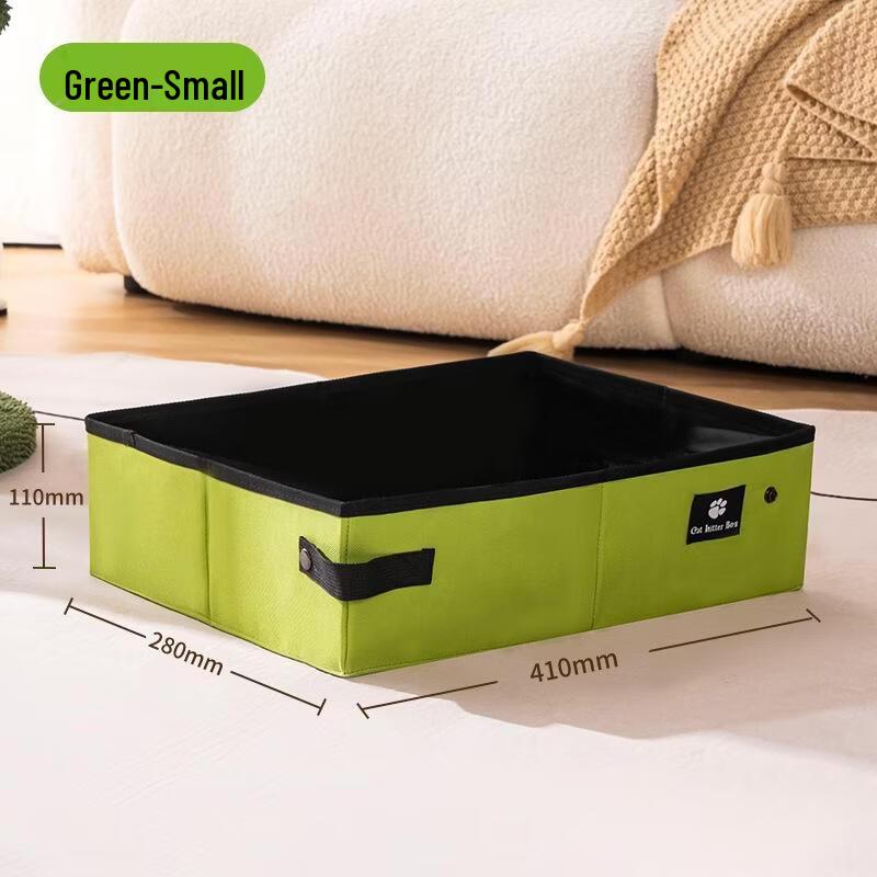 SEE KEAN Portable Foldable Disposable Cat Litter Box
