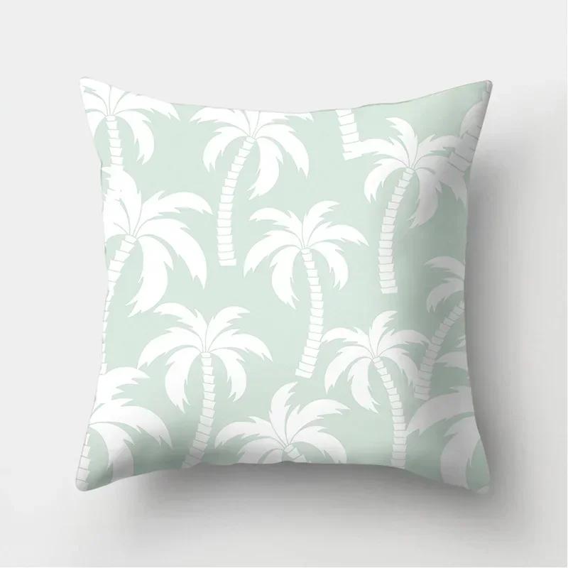 Flower Print Decoration Cushion Cover For Wedding Polyester Throw Pillowcase Stripe Sofa Home Decor Party Diy Pillowcover